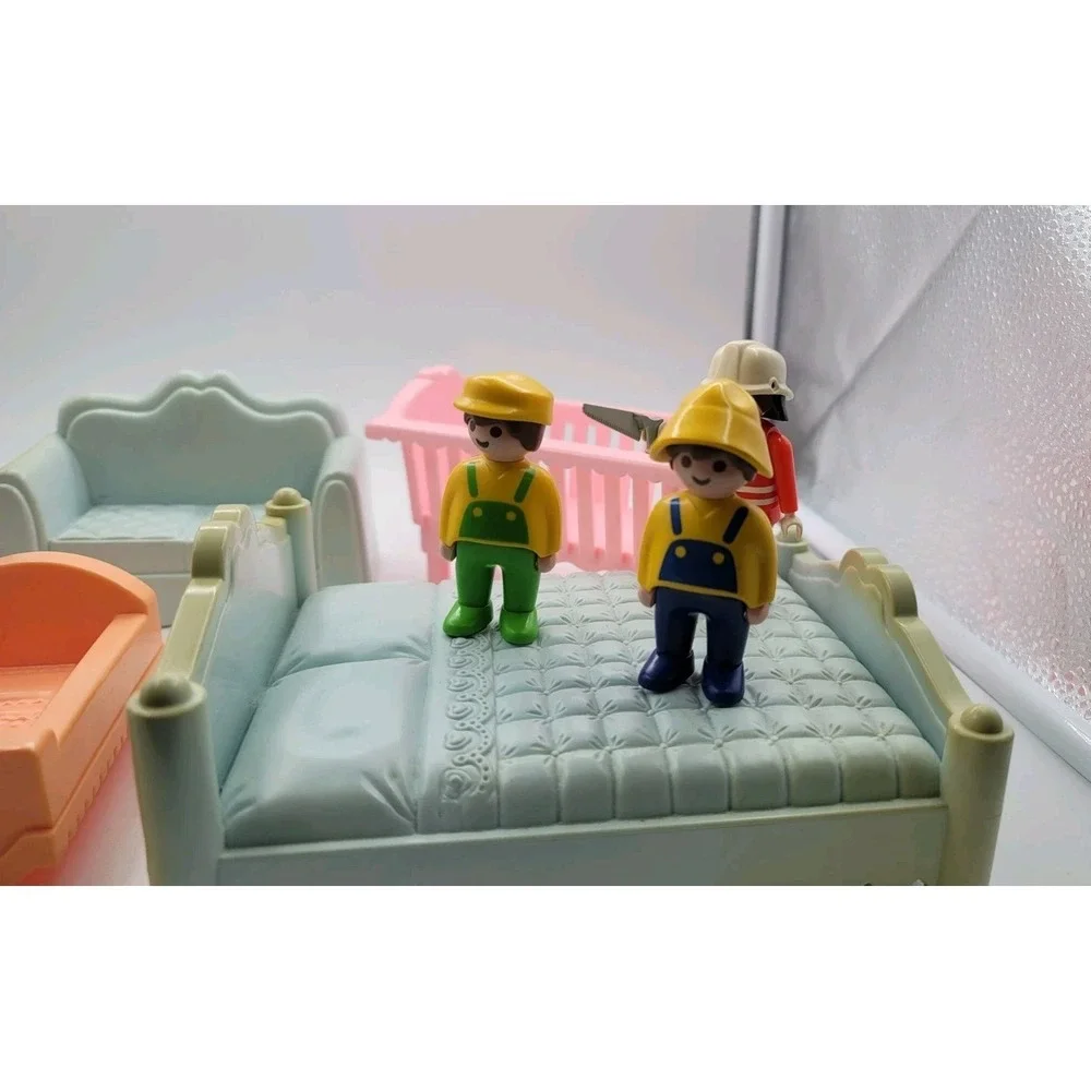 Vintage Playskool‎ 1990 Dollhouse Furniture, People **READ